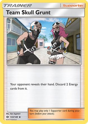 Team Skull Grunt 133/149 - Sun & Moon Reverse Holofoil - Poke-Collect
