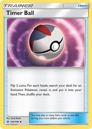 Timer Ball 134/149 - Sun & Moon - Poke-Collect