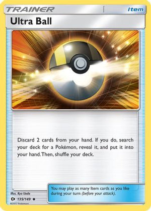 Ultra Ball 135/149 - Sun & Moon Reverse Holofoil - Poke-Collect