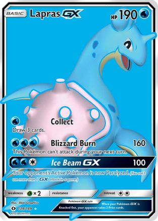 Lapras-GX 139/149 - Sun & Moon Holofoil - Poke-Collect