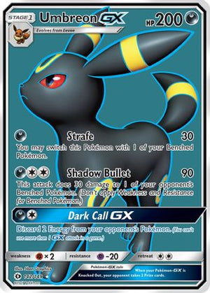 Umbreon-GX 142/149 - Sun & Moon Holofoil - Poke-Collect