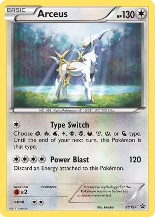 Arceus XY197/211 - XY Black Star Promos Holofoil - Poke-Collect