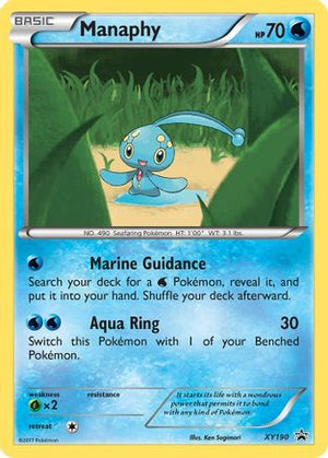 Manaphy XY190/211 - XY Black Star Promos Holofoil - Poke-Collect