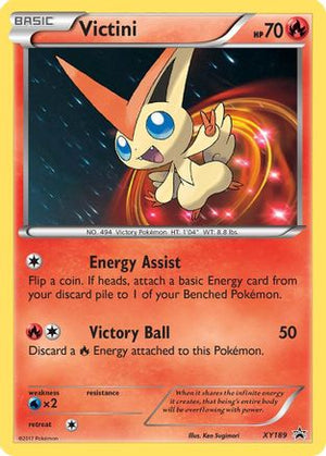 Victini XY189/211 - XY Black Star Promos Holofoil - Poke-Collect