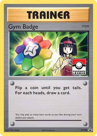 Gym Badge XY206/211 - XY Black Star Promos Holofoil - Poke-Collect