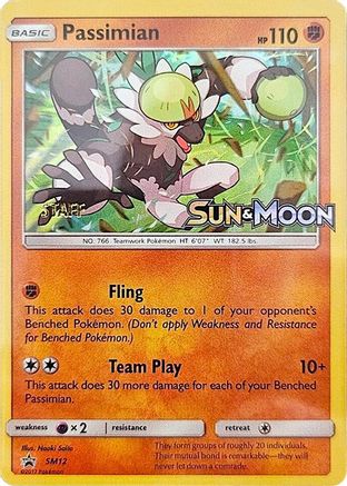 Passimian - SM12 (Prerelease) [Staff] SM12 - SM Promos Holofoil - Poke-Collect