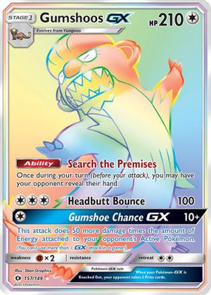 Gumshoos-GX 157/149 - Sun & Moon Holofoil - Poke-Collect