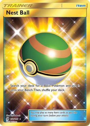Nest Ball (Secret) 158/149 - SM Base Set Holofoil - Poke-Collect