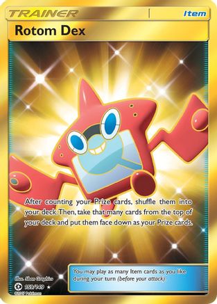 Rotom Dex 159/149 - Sun & Moon Holofoil - Poke-Collect