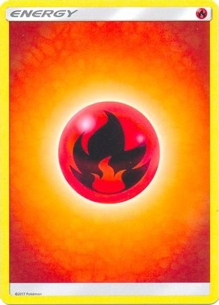 Fire Energy (2017 Unnumbered) 165/149 - SM Base Set Reverse Holofoil - Poke-Collect