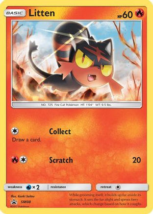 Litten SM08/248 - SM Black Star Promos Holofoil - Poke-Collect