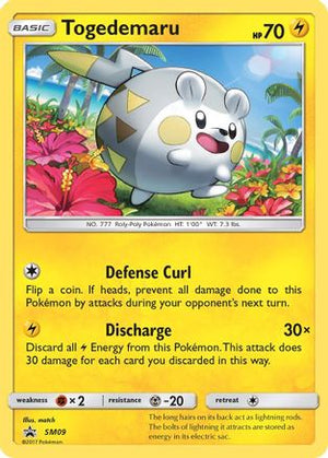 Togedemaru SM09/248 - SM Black Star Promos Holofoil - Poke-Collect