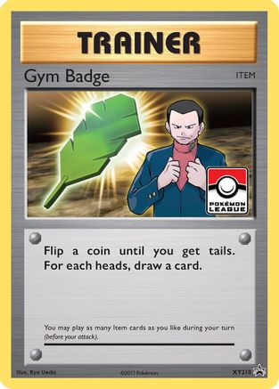 Gym Badge (Giovanni) XY210/211 - XY Promos Holofoil - Poke-Collect