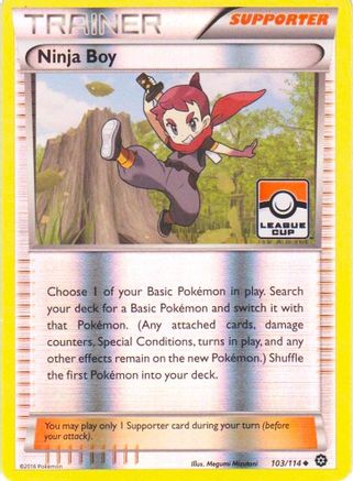 Ninja Boy - 103/114 (League Cup) 103 - League & Championship Cards Reverse Holofoil - Poke-Collect