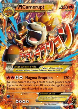 M Camerupt-EX XY198/211 - XY Black Star Promos Holofoil - Poke-Collect