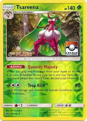 Tsareena - 20/149 (League Challenge) [4th Place] 20 - League & Championship Cards Reverse Holofoil - Poke-Collect
