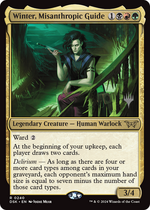 Winter, Misanthropic Guide (PPDSK-240) - Duskmourn: House of Horror Promos Foil - Poke-Collect