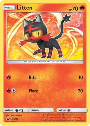 Litten SM23/248 - SM Black Star Promos Holofoil - Poke-Collect