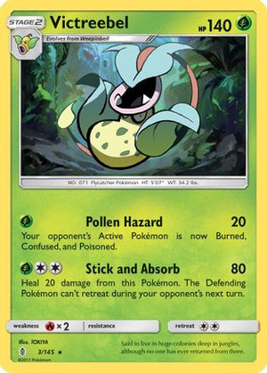 Victreebel 3/145 - Guardians Rising Reverse Holofoil - Poke-Collect