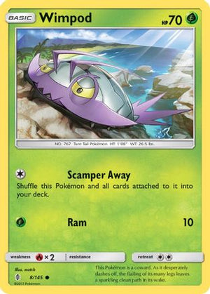 Wimpod 8/145 - Guardians Rising Reverse Holofoil - Poke-Collect