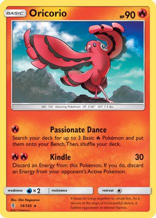 Oricorio (14) 14/145 - SM  Guardians Rising - Poke-Collect