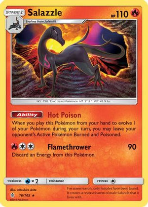 Salazzle 16/145 - Guardians Rising - Poke-Collect