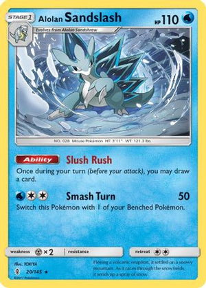 Alolan Sandslash 20/145 - Guardians Rising Reverse Holofoil - Poke-Collect