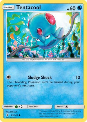 Tentacool 23/145 - Guardians Rising Reverse Holofoil - Poke-Collect