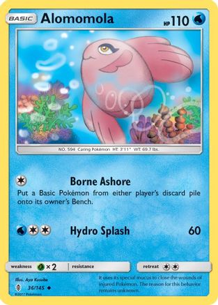 Alomomola 36/145 - SM  Guardians Rising - Poke-Collect