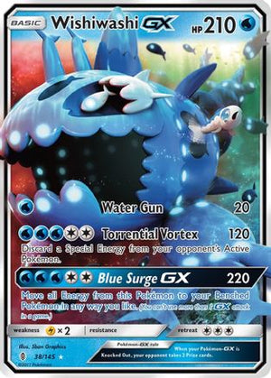 Wishiwashi-GX 38/145 - Guardians Rising Holofoil - Poke-Collect