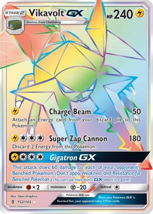 Vikavolt-GX 152/145 - Guardians Rising Holofoil - Poke-Collect