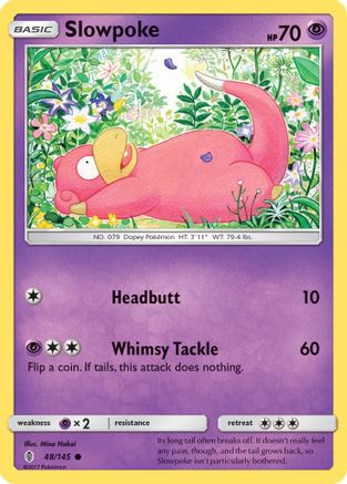 Slowpoke 48/145 - Guardians Rising - Poke-Collect