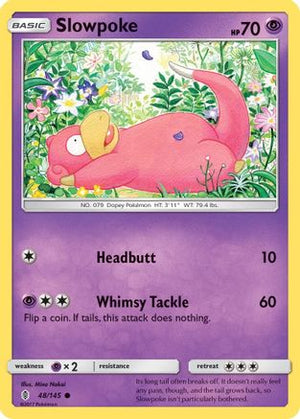 Slowpoke 48/145 - Guardians Rising Reverse Holofoil - Poke-Collect
