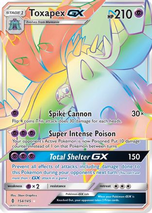 Toxapex-GX 154/145 - Guardians Rising Holofoil - Poke-Collect