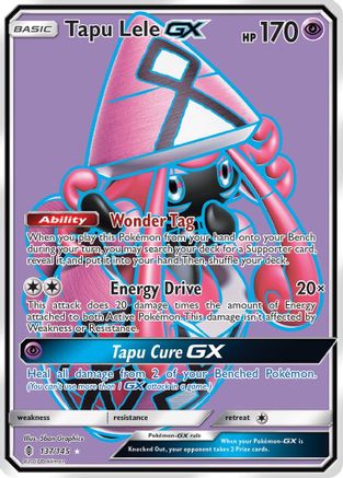 Tapu Lele-GX 137/145 - Guardians Rising Holofoil - Poke-Collect