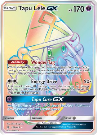 Tapu Lele-GX 155/145 - Guardians Rising Holofoil - Poke-Collect