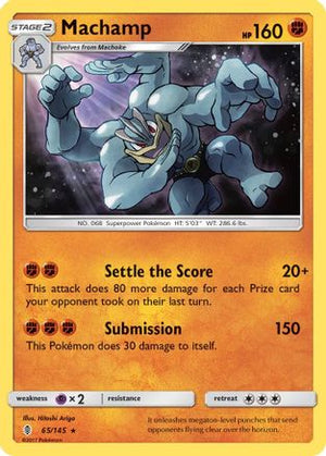 Machamp 65/145 - Guardians Rising Holofoil - Poke-Collect