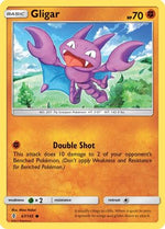 Gligar 67/145 - SM  Guardians Rising Reverse Holofoil - Poke-Collect