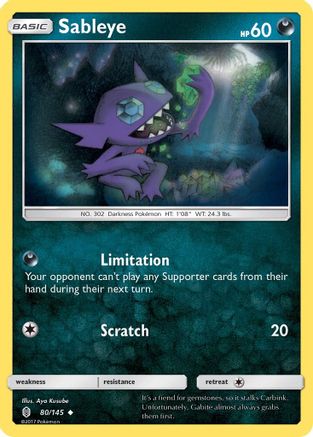 Sableye 80/145 - SM  Guardians Rising - Poke-Collect