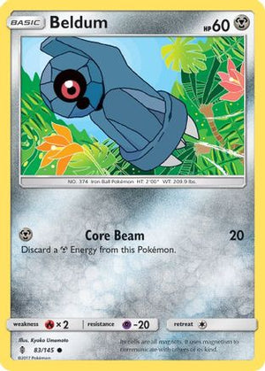 Beldum 83/145 - Guardians Rising Reverse Holofoil - Poke-Collect