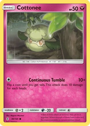 Cottonee 90/145 - SM  Guardians Rising - Poke-Collect