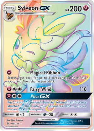 Sylveon-GX 158/145 - Guardians Rising Holofoil - Poke-Collect