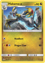 Hakamo-o 99/145 - SM  Guardians Rising Reverse Holofoil - Poke-Collect