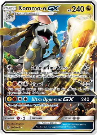 Kommo-o GX 100/145 - SM  Guardians Rising Holofoil - Poke-Collect