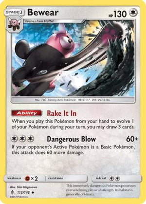 Bewear 113/145 - Guardians Rising - Poke-Collect