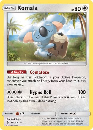 Komala 114/145 - SM  Guardians Rising - Poke-Collect