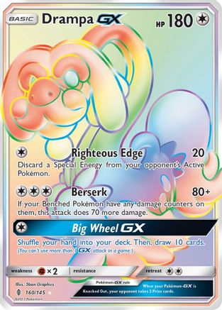 Drampa-GX 160/145 - Guardians Rising Holofoil - Poke-Collect