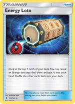 Energy Loto 122/145 - SM  Guardians Rising Reverse Holofoil - Poke-Collect