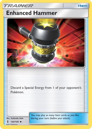 Enhanced Hammer 124/145 - SM  Guardians Rising - Poke-Collect