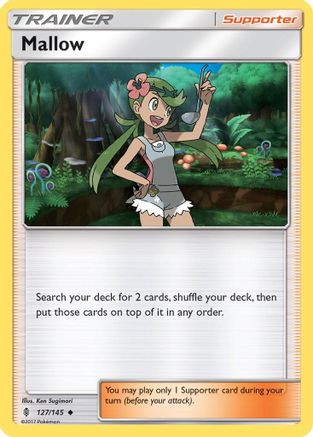 Mallow 127/145 - SM  Guardians Rising Reverse Holofoil - Poke-Collect